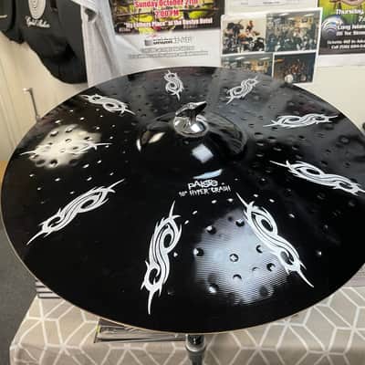 Paiste Joey Jordison signature  set of cymbals 5 total 2015 black image 4