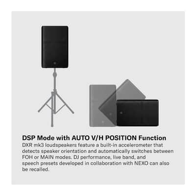 Yamaha DXR12MKIII 12-Inch Full Range Powered Loudspeaker with Bluetooth image 5