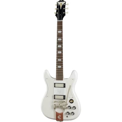 Epiphone Crestwood Custom Electric Guitar, Polaris White image 2