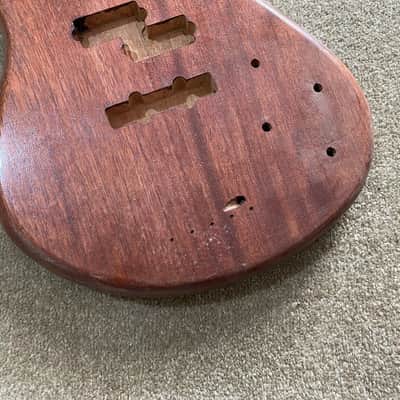 DIY Mahogany 4 String Bass Body image 9