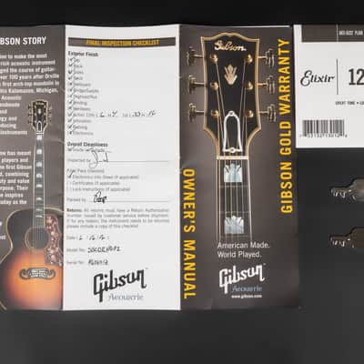 2017 Gibson Songwriter Deluxe Studio EC Rosewood - Antique Natural | USA All Solid Dreadnought Acoustic Guitar Pickup Cutaway | CoA OHSC image 19