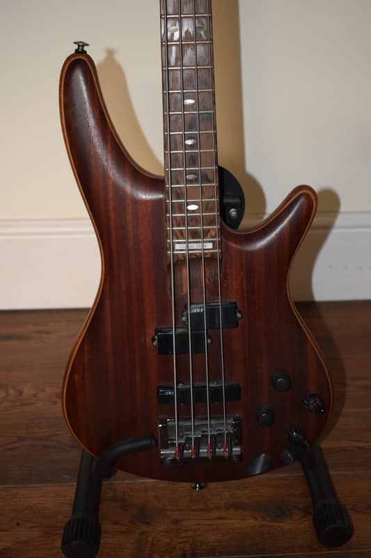 Ibanez SR1300 Electric Bass 1994 Natural Oil Japan Bubinga Padauk Wenge Custom Made Prestige image 1