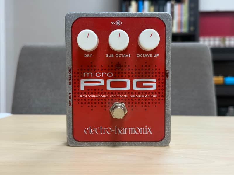 Electro-Harmonix Micro POG Polyphonic Octave Generator 2007 - Present - Red / Gray image 1