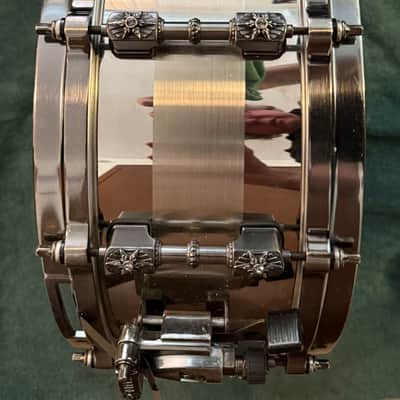 Tama Warlord Collection Spartan 6x14" Stainless Steel Snare Drum 2000s - Steel image 5