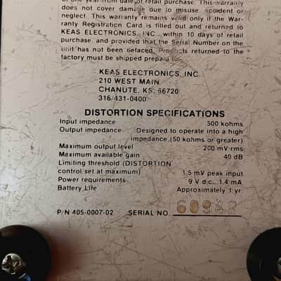 Ross Distortion 1970s (Clean and Serviced 1979 Made in USA) - Tan image 2