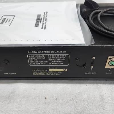 Klark-Teknik Vintage DN27A Mono 1/3 Octave Graphic Equalizer with Belclere transformer (one unit) image 9