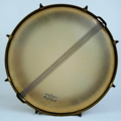 Leedy Pink/Rose Marine Pearl 5x14" 8-Tube Lug Indianapolis Snare Drum Nobby Gold image 10