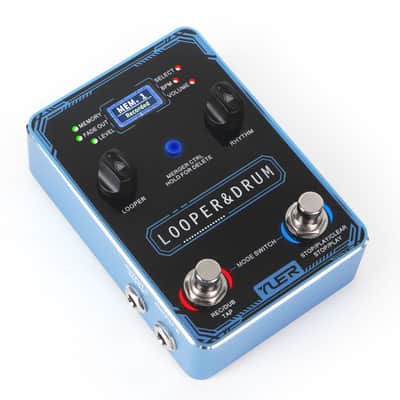 YUER Guitar Loop Pedal 2 in 1 Looping & Drum Machine Pedal image 2