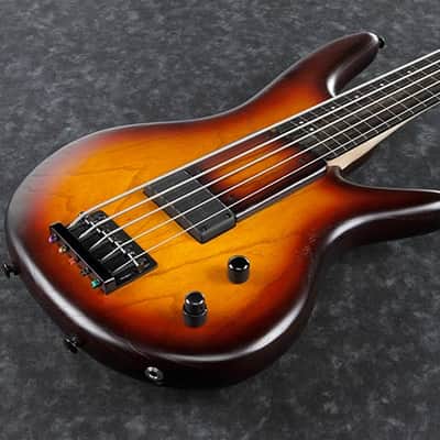 Ibanez GWB205 Gary Willis 5-String Fretless Bass Tequila Sunrise Flat + Gig Bag - Brand New image 3