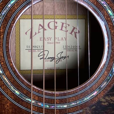 Zager SS MHGY Parlor Guitar image 4