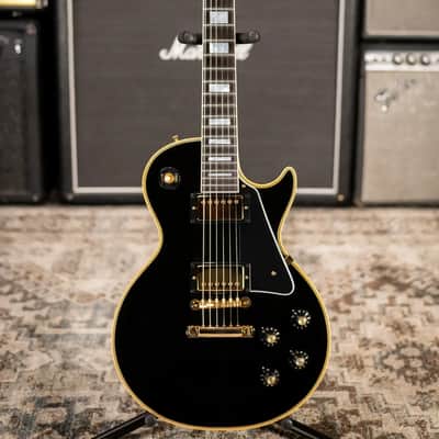Gibson Custom Shop 1968 Les Paul Custom Reissue Electric Guitar - Ebony with Hardshell Case image 4
