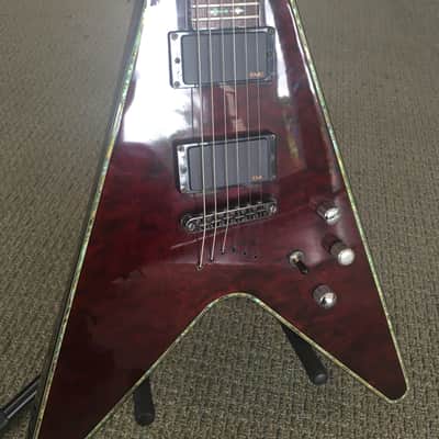 Schecter Hellraiser V-1 2008 - Gloss Black Cherry image 2