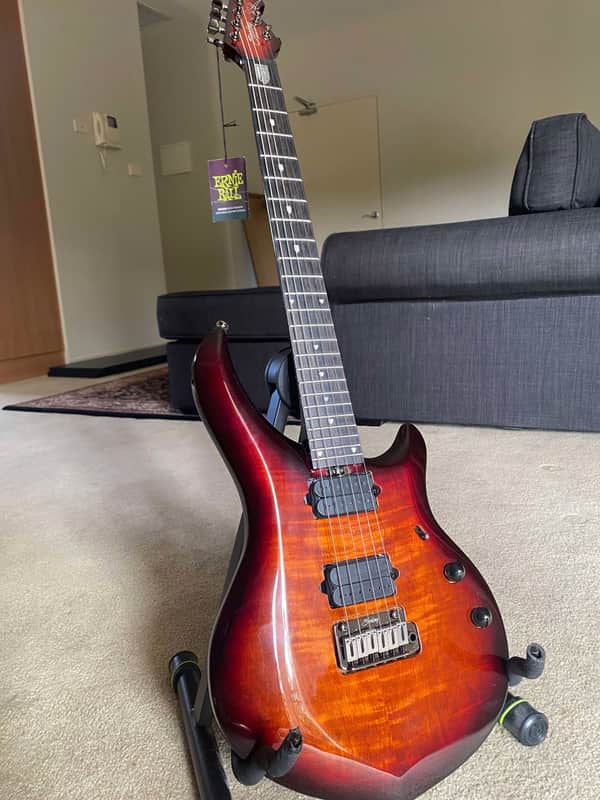 Sterling Music Man Majesty MAJ200 Blood Orange Burst 2021 - Blood orange Burst