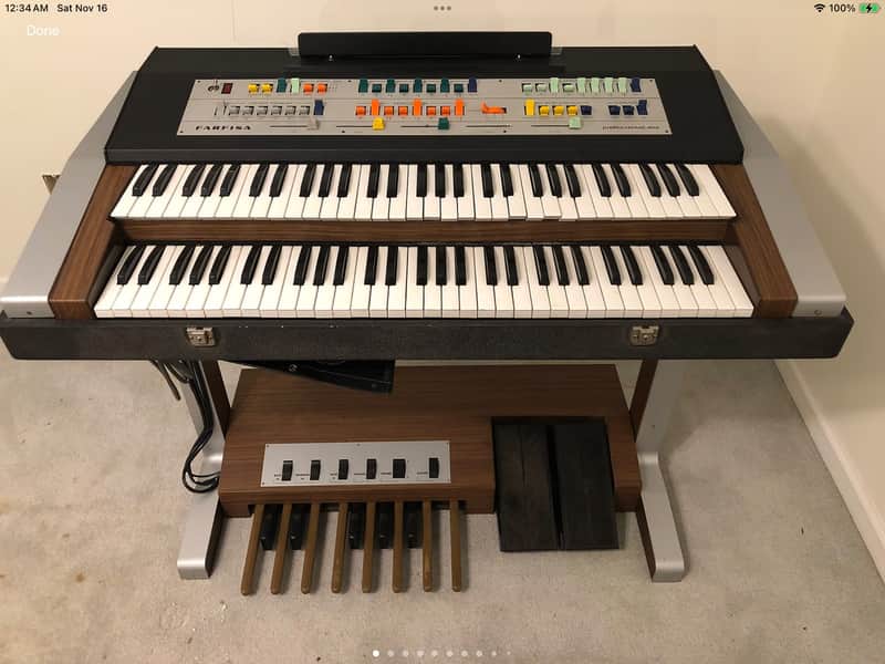 Farfisa Professional Duo 61-Key Dual Keyboard Organ | Reverb