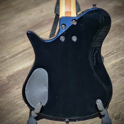 Kiesel Zeus Headless Multiscale 6 Diamond Pearl White & Black Chambered Body Richlite Fingerboard image 6