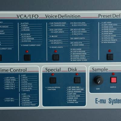 E-MU Systems Emulator II+ HD 61-Key 8-Voice Sampler Workstation (Rep Sample w/ Flight Case) - Fully Serviced image 5