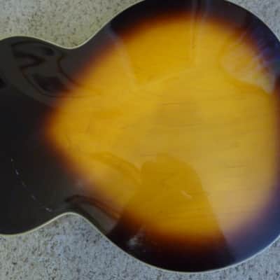 Beautiful Washburn J6 1980's Vintage Sunburst - Hollowbody with HSC image 5
