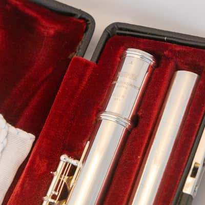 Yamaha YFL-481H All Silver Intermediate Flute *Open-hole *B-foot *Made in Japan *Overhauled New Pads image 3