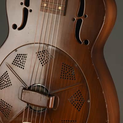 1937 National Duolian Squareneck Resonator Guitar image 8