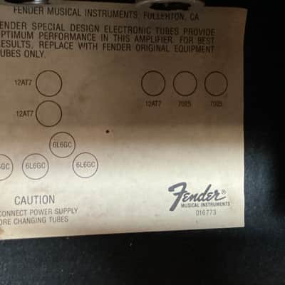 Fender  Model 140 1980 - Black image 11