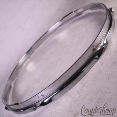 *Ludwig 15" 8-Lug Snare Drum Resonant Rim/Hoop Steel COS Vintage Early 60s Gates image 2