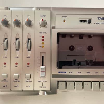 TASCAM MF-P01 Portastudio Multitrack Cassette Recorder 2000s - Silver image 2