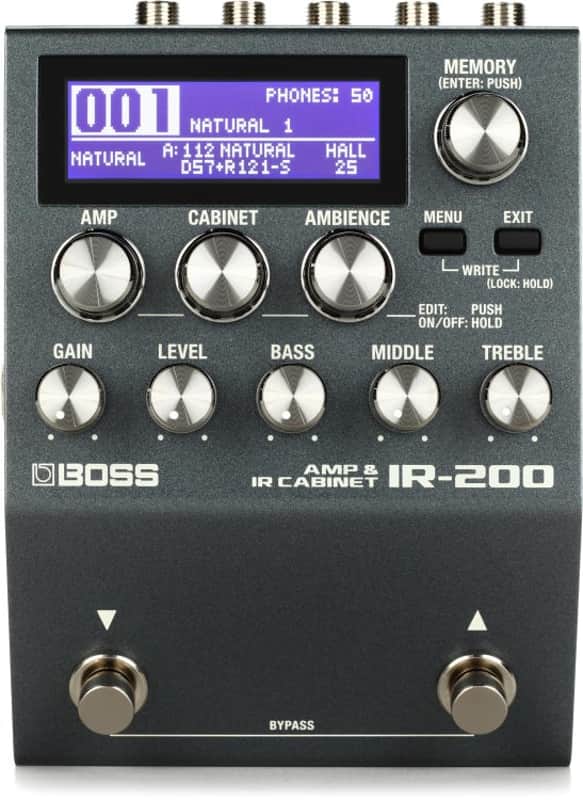 Boss IR-200 Amp and IR Cabinet Pedal (IR200d1) image 1
