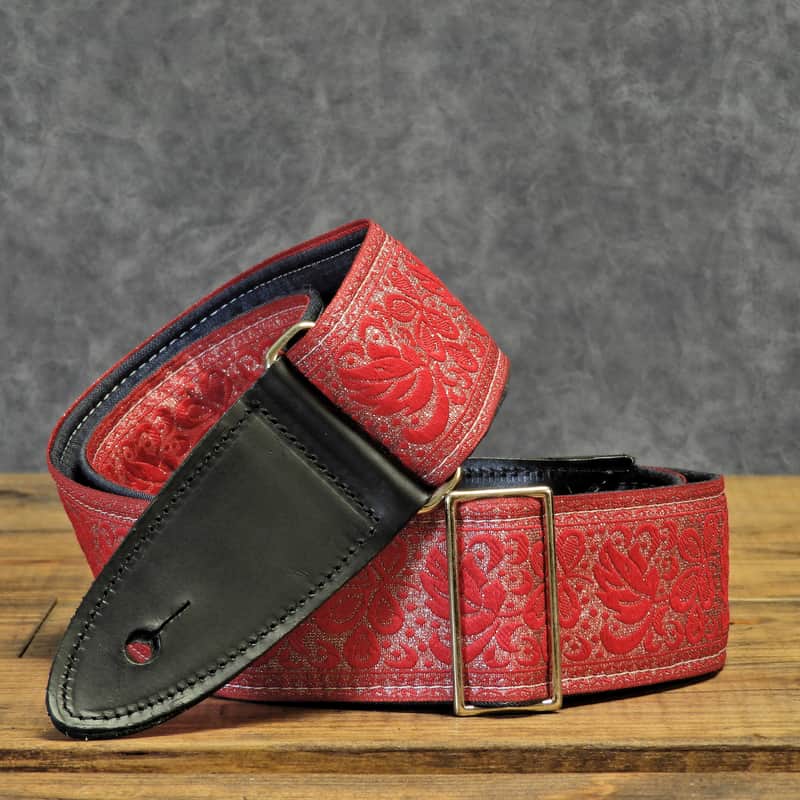 Jodi Head Verna Series Denim Back Guitar Strap New From Authorized Dealer - Verna Lacey image 1