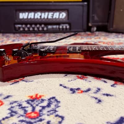 2015 B.C. Rich Mockingbird STC Slash - Made In Korea - Trans Red AAA Quilted Maple Top image 14