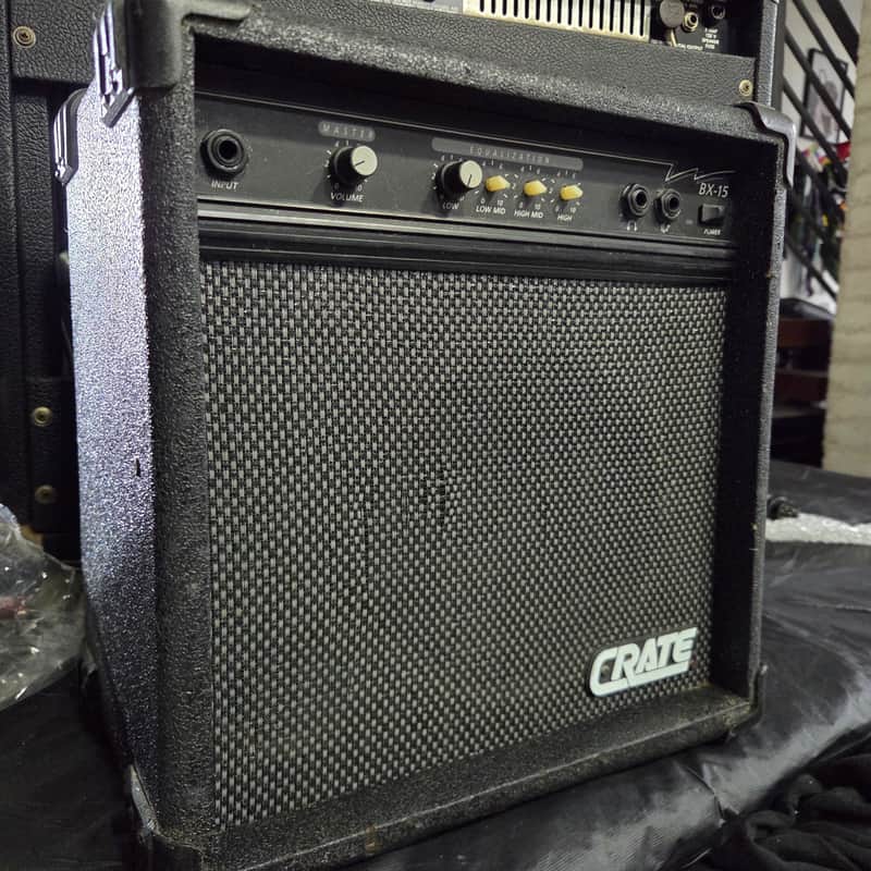 Crate BX-15 12-Watt 1x8" Bass Practice Amp 2000s - Black image 1