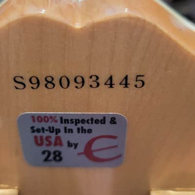 Epiphone Emperor Joe Pass Hollow Body Electric with Hardshell case 1998 - Natural image 6