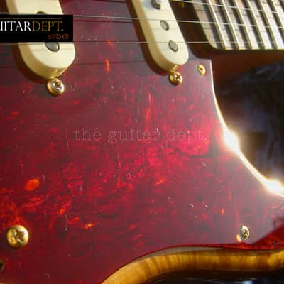 ♚ AS NEW ♚ 2022 Fender CUSTOM SHOP Artisan BURL Maple STRATOCASTER ♚AAAA ♚ EBONY ♚ Handwounds ! image 6