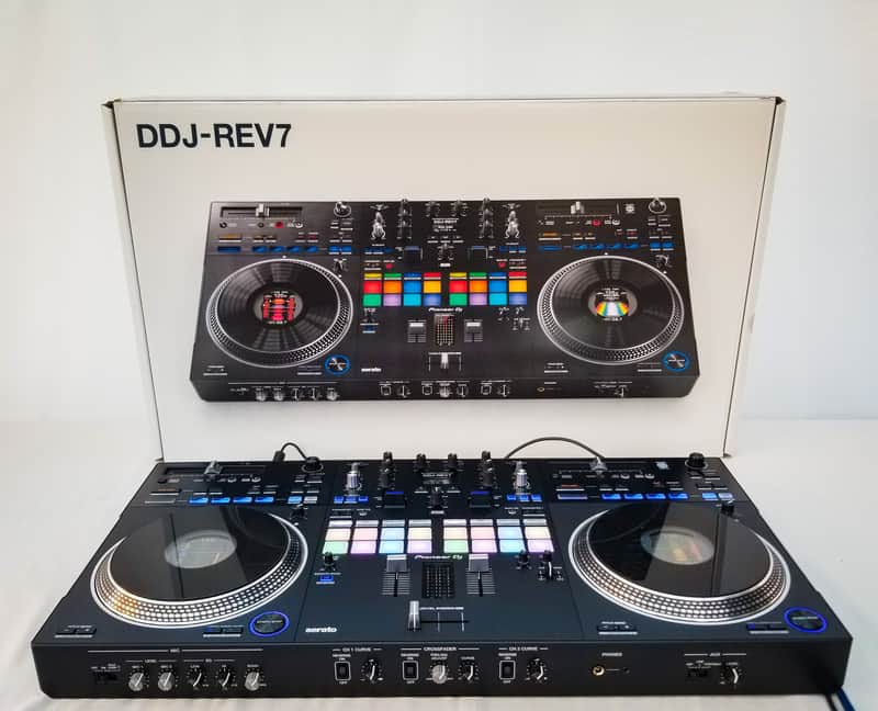 Pioneer DJ DDJ-REV7 Black Scratch Style Serato DJ Controller NEW! Fast Delivery! image 1