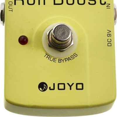 Joyo JF-38 Roll Boost Pedal US Dealer w/ 2 Patch Cables image 3