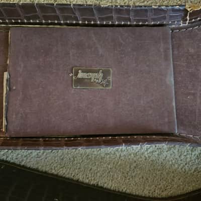 Vintage 1960's Gibson Soft Shell Guitar Case Alligator Print image 4