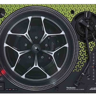 Open Box: Technics SL-1200M7BPG Special Edition Lamborghini Direct Drive Turntable System - Green image 4