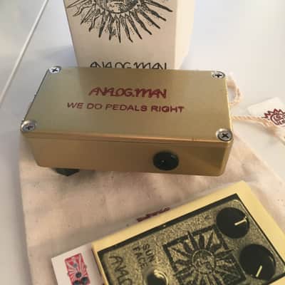 Analogman Sun Face Red Dot 🔴 NKT Germanium Fuzz  2018 - gold image 4