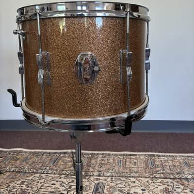 Ludwig Club Date 1960s 13x9" Tom - Champagne Sparkle (White Interior) image 5
