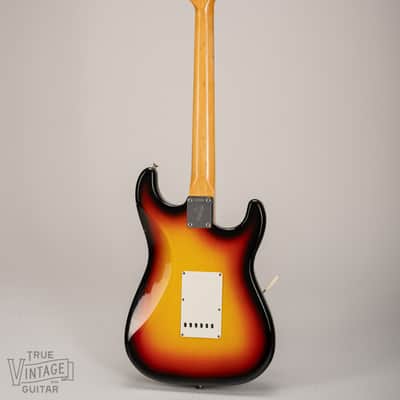 1967 Fender Stratocaster Left-Handed Sunburst with tag image 12