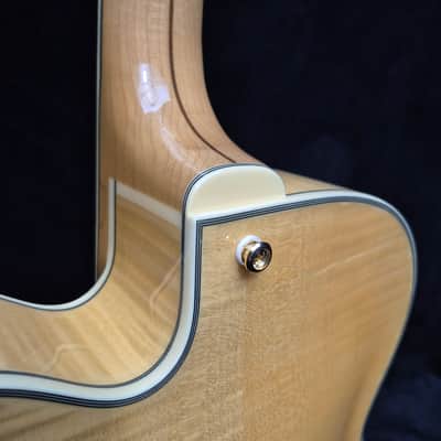 2015 D'Angelico Excel EXL-1 Hollow Body Archtop with Rosewood Fretboard - Natural-Tint image 8