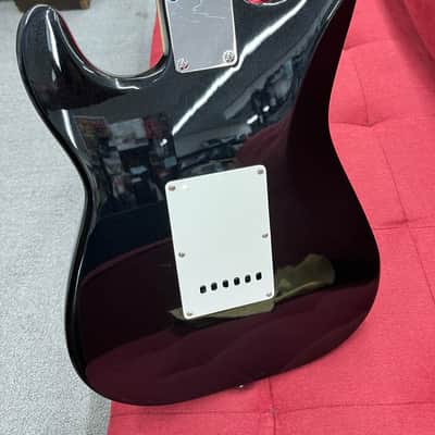 Starcaster by Fender Strat Electric Guitar - Black image 13
