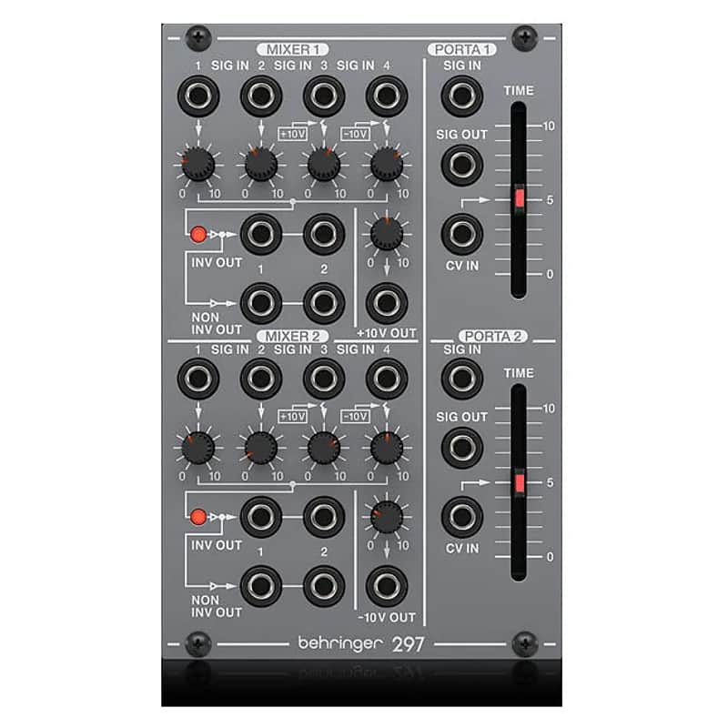 Behringer 297 Dual Portamento/CV Utilities Eurorack Synthesizer Module image 1
