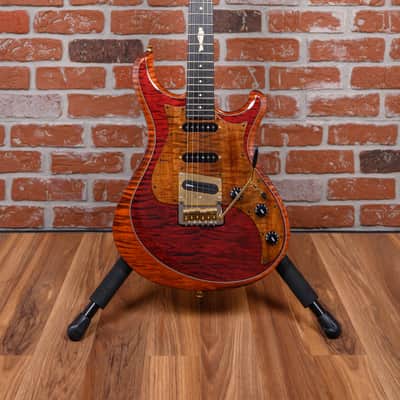 Knaggs Larry Mitchell Signature Severn Limited Edition #46 T1 Flame Maple Top/Neck Burgundy/Copper 2022 w/OHSC image 4