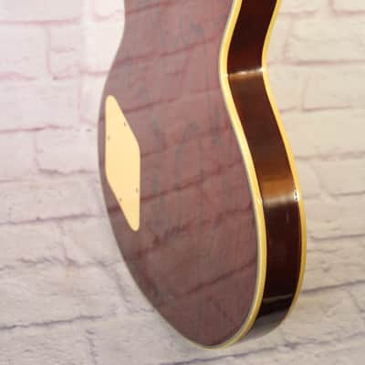 Vintage 80's Cort Les Paul Copy - Set Neck - Sunburst Flame Top image 11