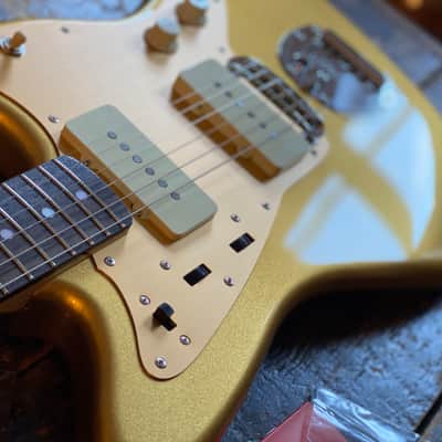 Fender Japan FSR Traditional '60s Jazzmaster Mystic Aztec Gold with Matching Headstock 2024 image 6