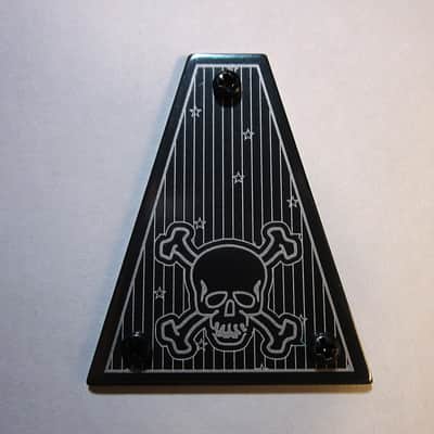 Skull Head Truss Rod Cover for Jackson Guitars with Triangle 3 Hole mounting Truss Rod Cover image 5