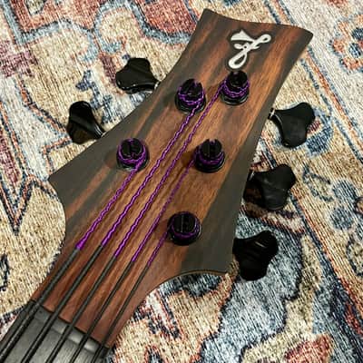 F Bass AC5-Classic Fretless Amara Ebony Top 2024 image 5
