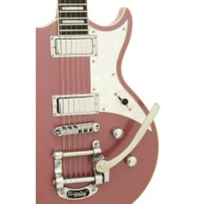 Aria 212 MK2 Pro II Bowery Chambered Construction Electric Guitar,212-MK2-CDPK image 4