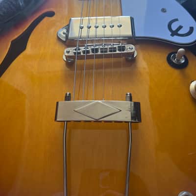 VIDEO DEMO UPDATED! Epiphone "Inspired By" John Lennon(US customers, tax included in shipping cost) Signature '65 Casino 2009 - 2014 - Vintage Sunburst with hard case image 11