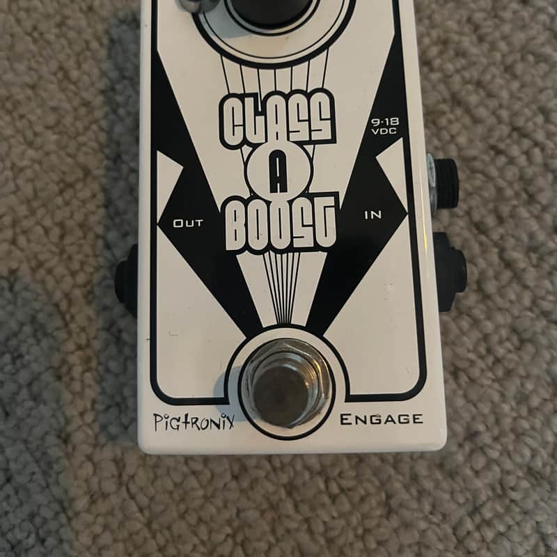 2010s Pigtronix Class A Boost White